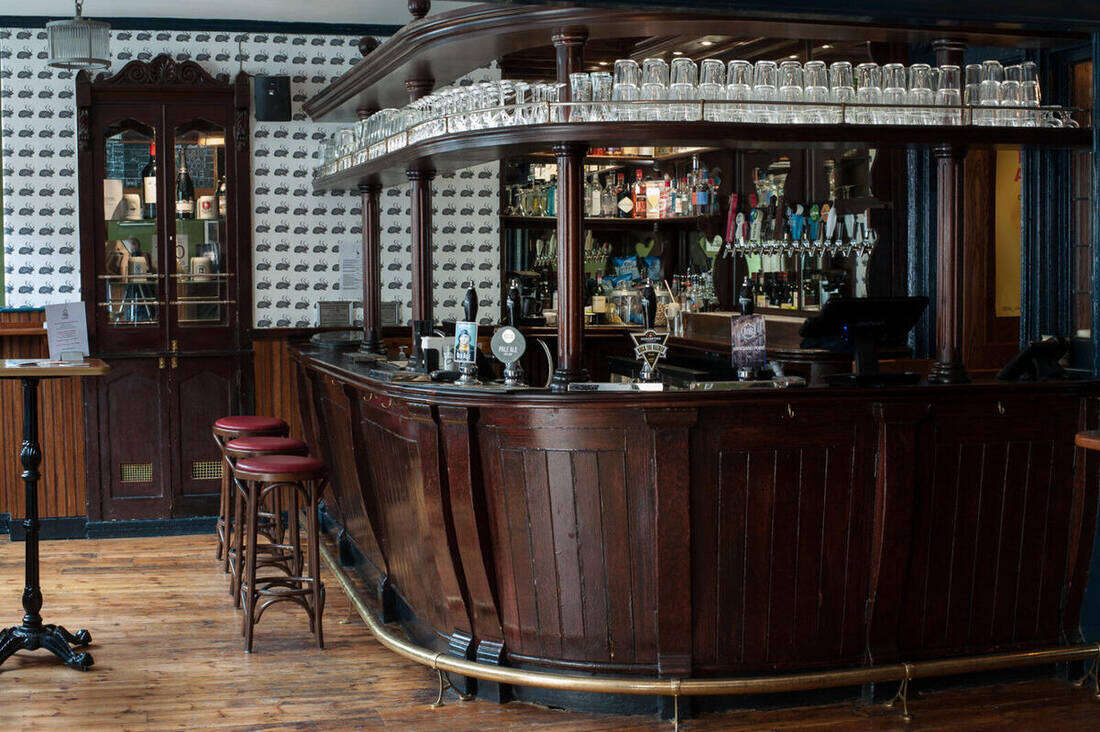 The Jackalope, bar